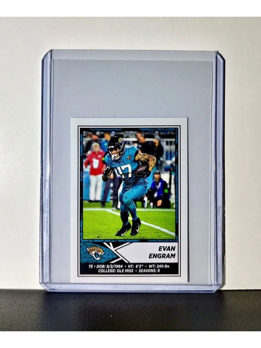 Evan Engram 2024 Panini NFL Sticker #208 Jacksonville Jaguars